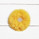 Брошь Солнечно-желтый цветок
